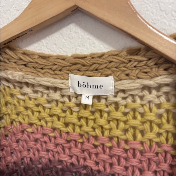 Bohme chunky knit open front cardigan - Picture 2 of 5